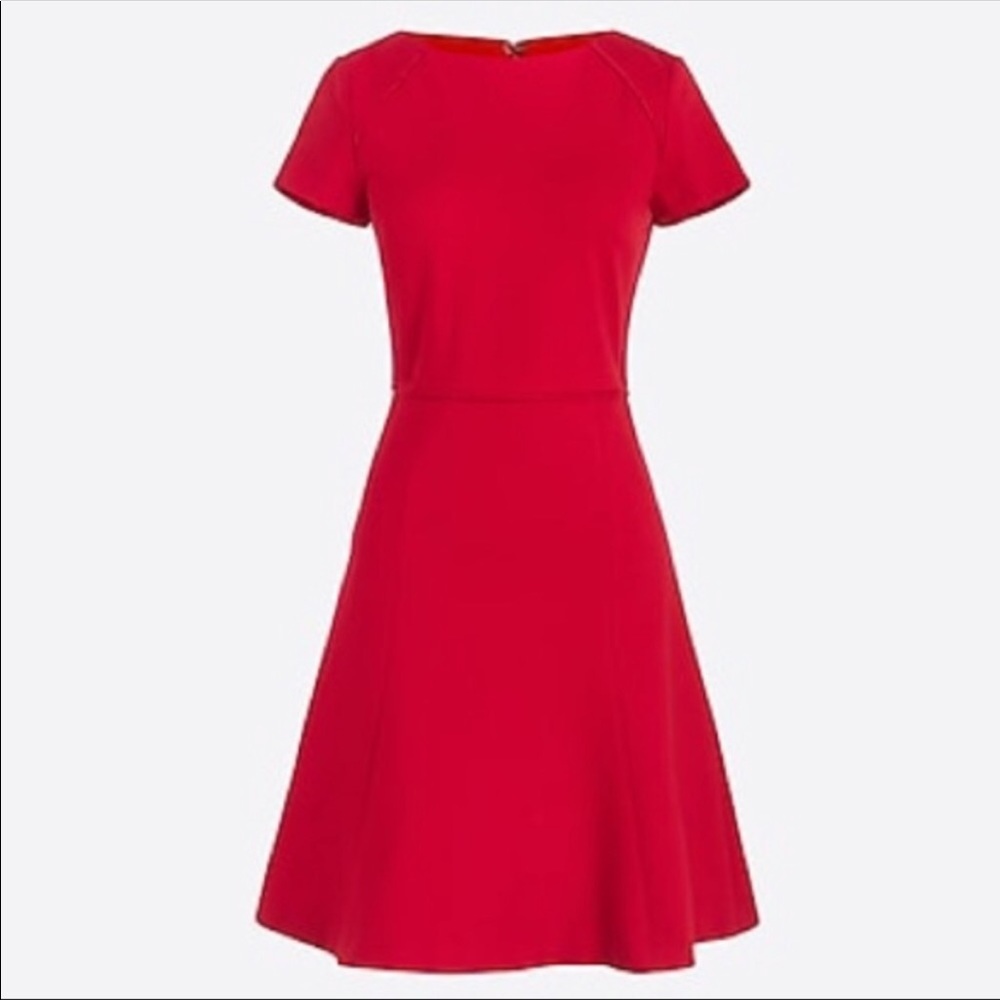 NWT Red flare JCrew Dress